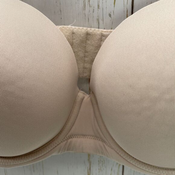 Wacoal Womens Size 36D Bra Beige 854119 Red Carpet Convertible Strapless Straps - Picture 2 of 8